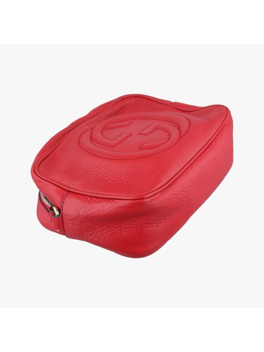 Gucci Soho Red Leather Shoulder - Picture 5 of 15